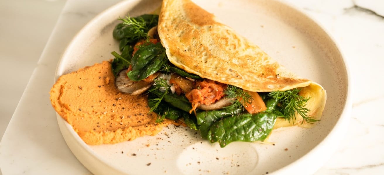 vegetables omelette photo